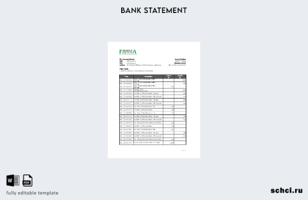 цифровая загрузка шаблона Excel банковской выписки Luxembourg Fortuna Banque